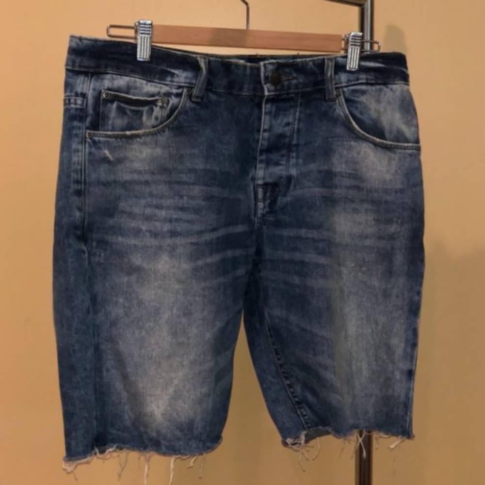 Distressed Jean Shorts